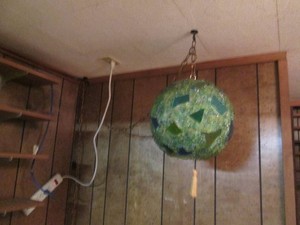 Stunning vintage pendant light