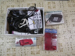 Neat vintage telephones