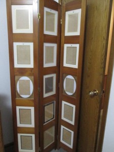 Large trifold picture frame