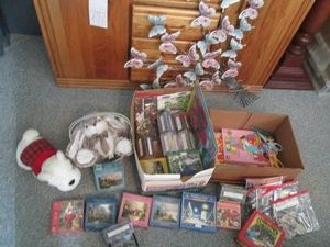 Large metal butterfly wall art, jigsaw puzzles, coloring books and more