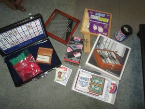 Lot of assorted multi-player card and board games
