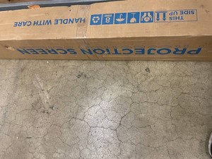 Electric Projection Screen - 11.5 Ft Long