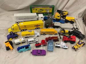 Tonka, CAT & NASCAR Die-Cast Toy Vehicles Mixed Lot of 27