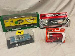 1958 Buick, Paul Menard, GoodYear & Coca-Cola Die-Cast Mixed Lot