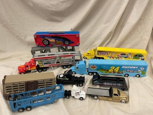 Tonka, Hot Wheels, M&ms & DuPont Transport Vehicle Mixed Lot