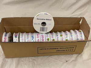Decorative Birthday Ribbon Rolls - 58 in. X 9 Ft.