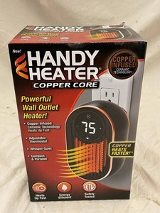 NM 2 - Handy Heater Copper Core Ceramic Wall Outlet Heater
