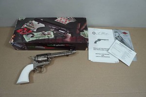 Taylors & Co 1873 Cattle Brand Engraved .45 LC Single-Action Revolver - F. LLI Pietta Manufactured
