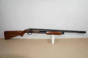JC Higgins Model 20 12 Gauge Pump-Action Shotgun - 22 Barrel