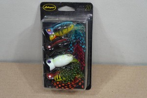 Arbogast Hula Popper 2.0 4-Piece Lure Set
