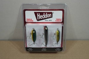 Heddon Triple Threat Topwater 3-Pack