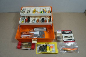 Fishing Tackle Box with Assorted Tackle