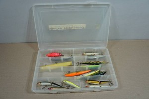 Fishing Tackle Box with Assorted Tackle