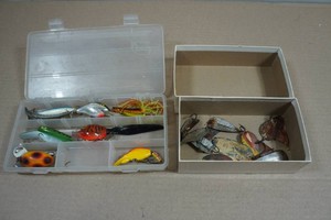 Fishing Tackle Box with Assorted Tackle