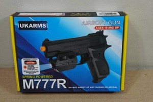 UkArms M777R Spring Powered Airsoft Gun with Laser