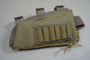 Tactical Buttstock Shotgun Rifle Stock Cheek Rest Ammo Pouch