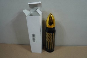 Hot or Cold Bullet Shaped American Flag Thermos - 17oz