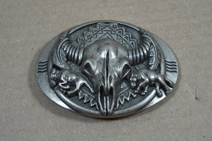 Silver Tone Belt Buckle