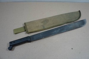 Vintage US GI Marine Ontario Knife Co Marked US Machete