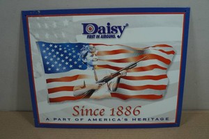 Vintage Daisy Advertising Metal Sign