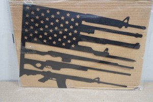 Laser Cut Metal Sign - 2nd Amendment