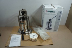 Gander Mountain 5lb Vertical Stainless Steel Sausage Stuffer