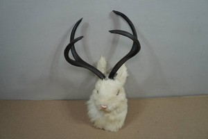 Novelty Jackalope Faux Taxidermy Wall Mount