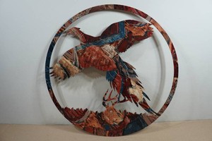 Laser Cut Metal Pheasant and Deer Wall Dcor