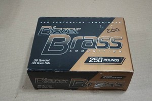 200 Blazer Brass .38 Special 125 Gr FMJ Ammo