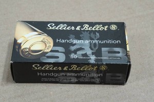 50 Sellier & Bellot .380 Auto9mm Browning Court 95 Gr FMJ Ammo