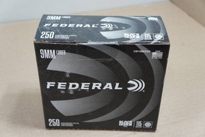 250 Federal 9mm Luger 115 Gr FMJ Ammo