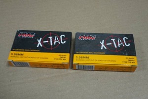 40 PMC X-Tac 5.56mm 55 Gr FMJ BT Ammo