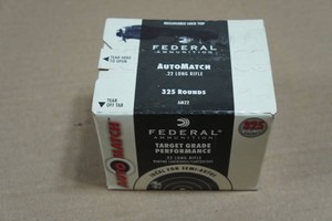 325 Federal Auto Match 22 LR 40 Gr Solid Ammo