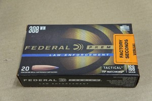 20 Federal Premium LE .308 Win 168 Gr Tactical Tip Matchking Ammo