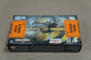 20 Federal Premium .308 Win 150 Gr Barnes TSX Ammo