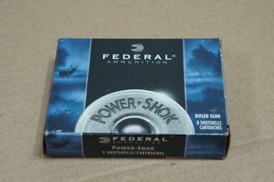 5 Federal Power-Shok 10 Gauge 3-12 HP Rifled Slugs