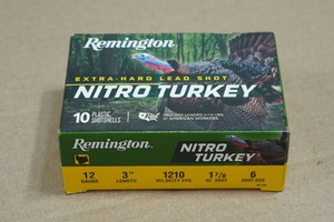 10 Remington Nitro Turkey 12 Gauge 3 6 Shot Shotshells