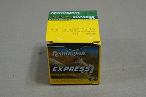25 Remington Express .410 Bore 3 7-12 Shot Shotshells