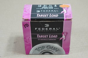 10 Federal Top Gun 12 Gauge 2-34 8 Shot Shotshells