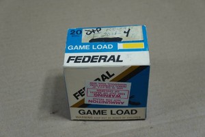 25 Federal 20 Gauge Duck & Pheasant 2-34 6 Shot Shotshells