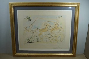 Salvador Dali Les Coche et la Mouch Signed Artist Proof