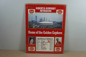 Vintage Minnesota Gophers 1982 Football Schedule