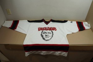 Novelty Knuckleheads 3 Stooges Hockey Jersey - XL