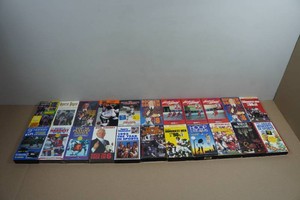 22 Vintage VHS Tapes - Hockey Hardest Hits, Top 50 Playoff Goals, NFLs Hungriest Men