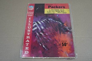 Vintage November 18, 1962 Green Bay Packers Vs Baltimore Colts NFL Game Program