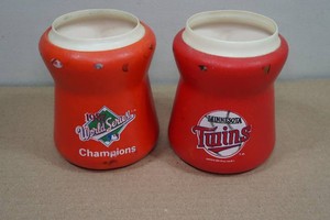 Vintage 1987 Minnesota Twins World Series Champion Can Koozies