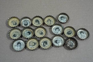 Vintage 1967 Coca-Cola Minnesota Twins Metal Bottle Caps