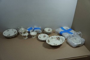 Vintage Rosenthal Pompadour Ivory Moss Rose China Set