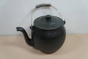 McCoy Black Ceramic Teapot