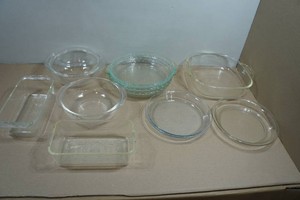 Vintage Pyrex Clear Glass Bakeware